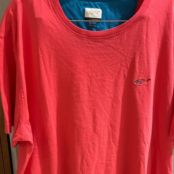 GREG NORMAN T-shirt size XXL. Short sleeve. Embroidered shark logo on chest. - Picture 1 of 8